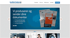 Desktop Screenshot of grafiskdigital.no
